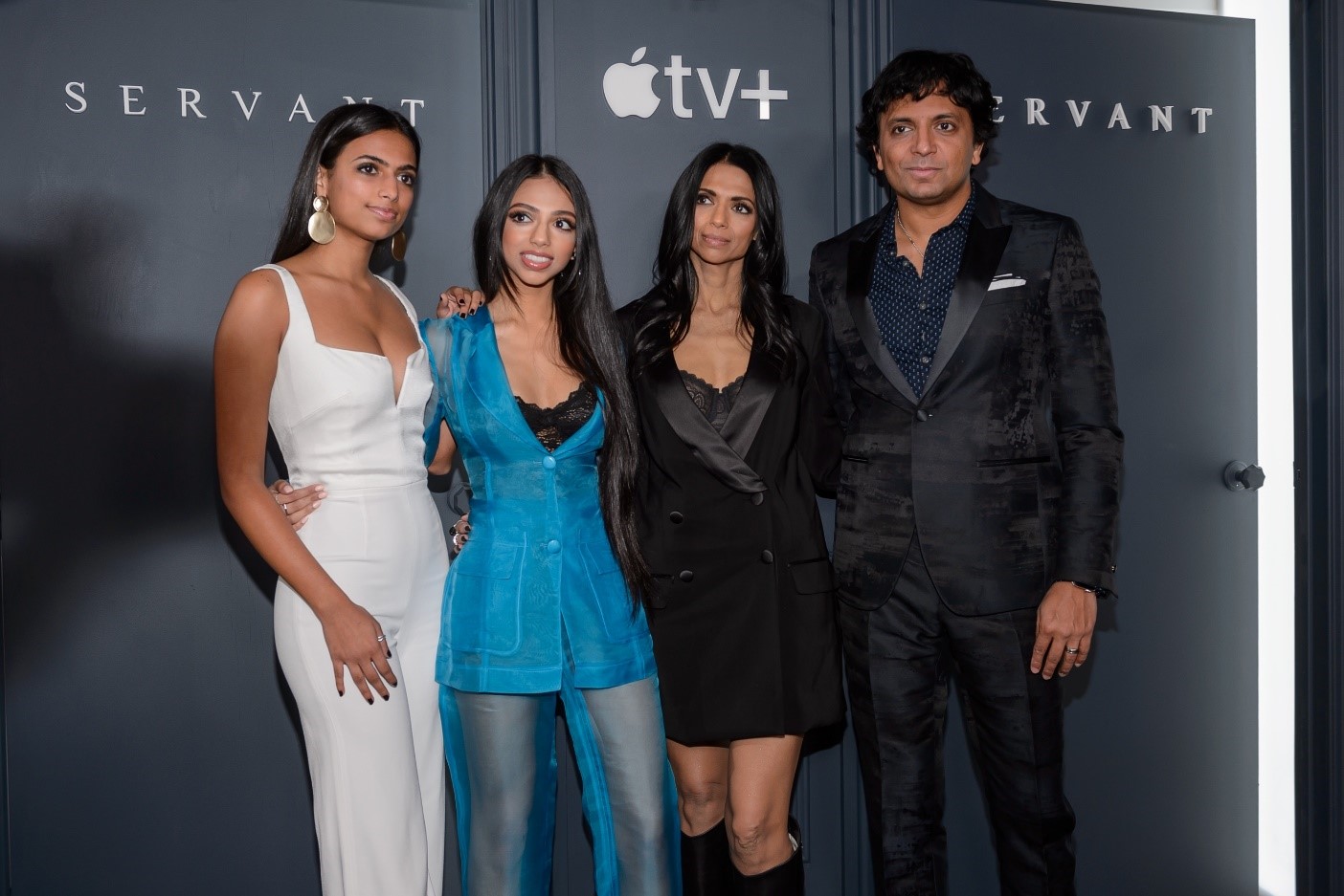 Night Shyamalan and Family Get Candid at Morgan Stanley Event | Morgan ...